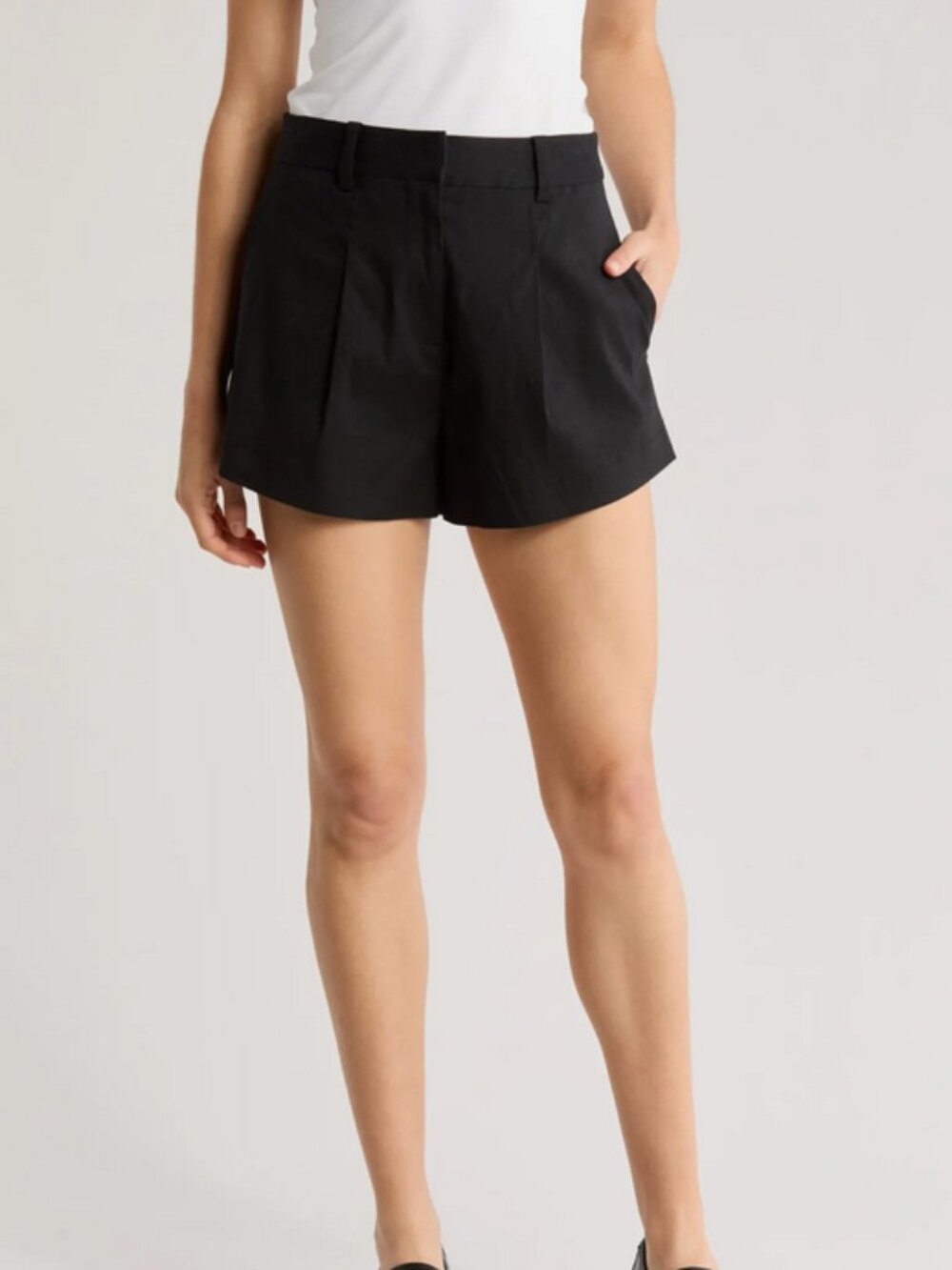 Derek Lam 10 Crosby Vadella Linen-Blend Short - Size 2